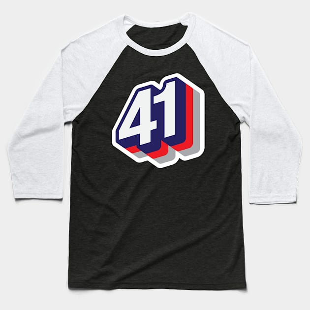 41 Baseball T-Shirt by MplusC